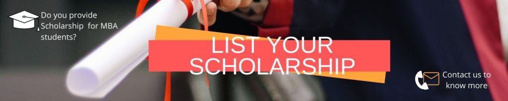 List your scholarship